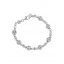 Spadafora - Bracciale Jennacchelle - Argento - Rodio