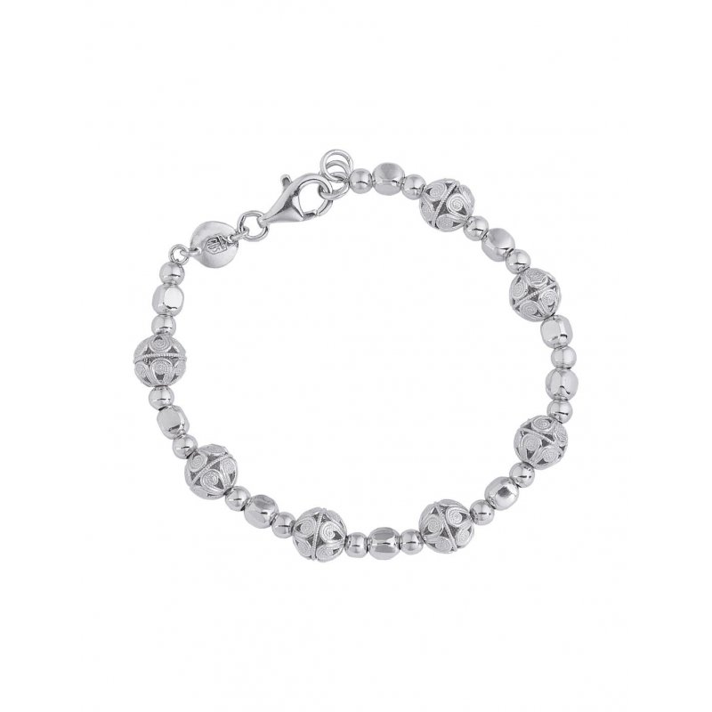 Spadafora - Bracciale Jennacchelle - Argento - Rodio