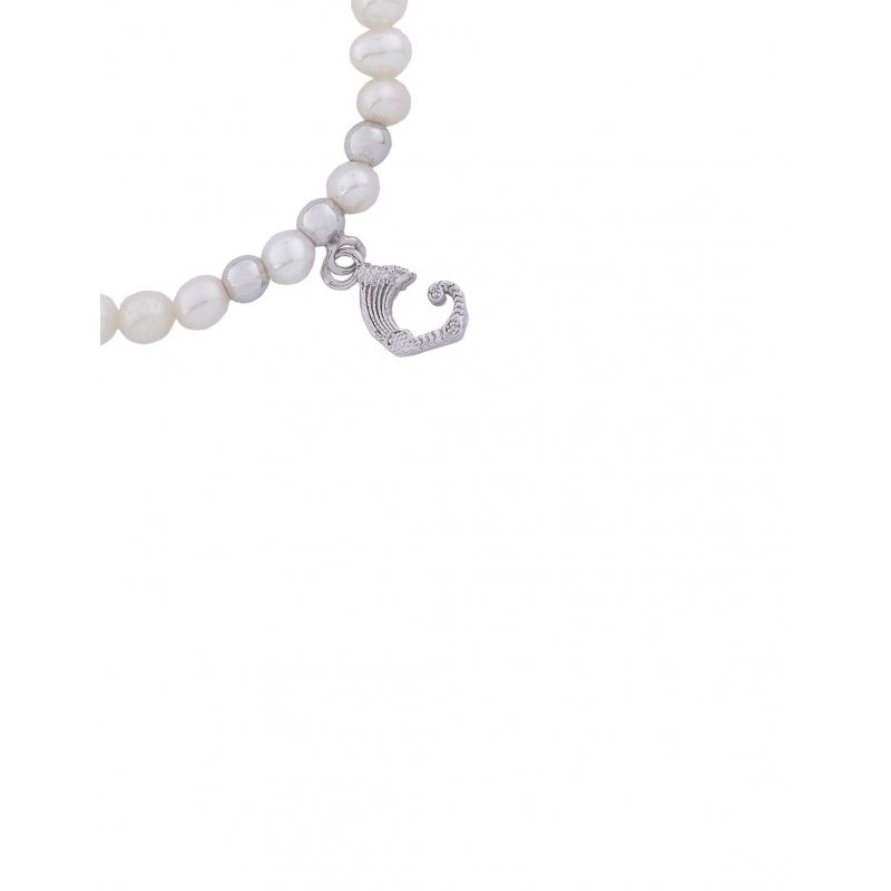 Spadafora - Bracciale Perle E Drago - Argento 925