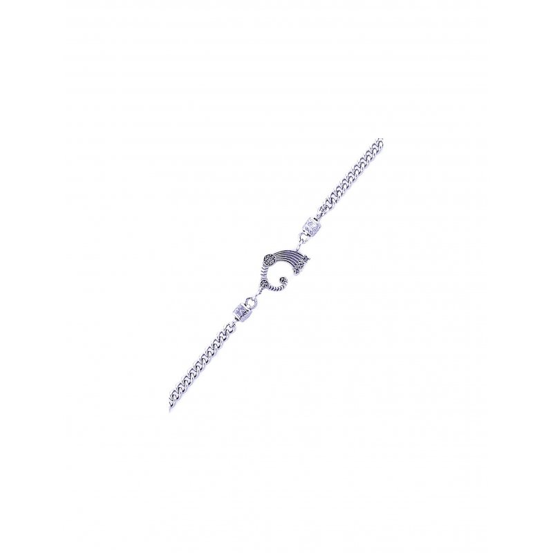 Spadafora - Bracciale Drago - Argento 925 - Rodio