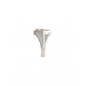Spadafora - Anello Drago Dorico Bianco - Argento