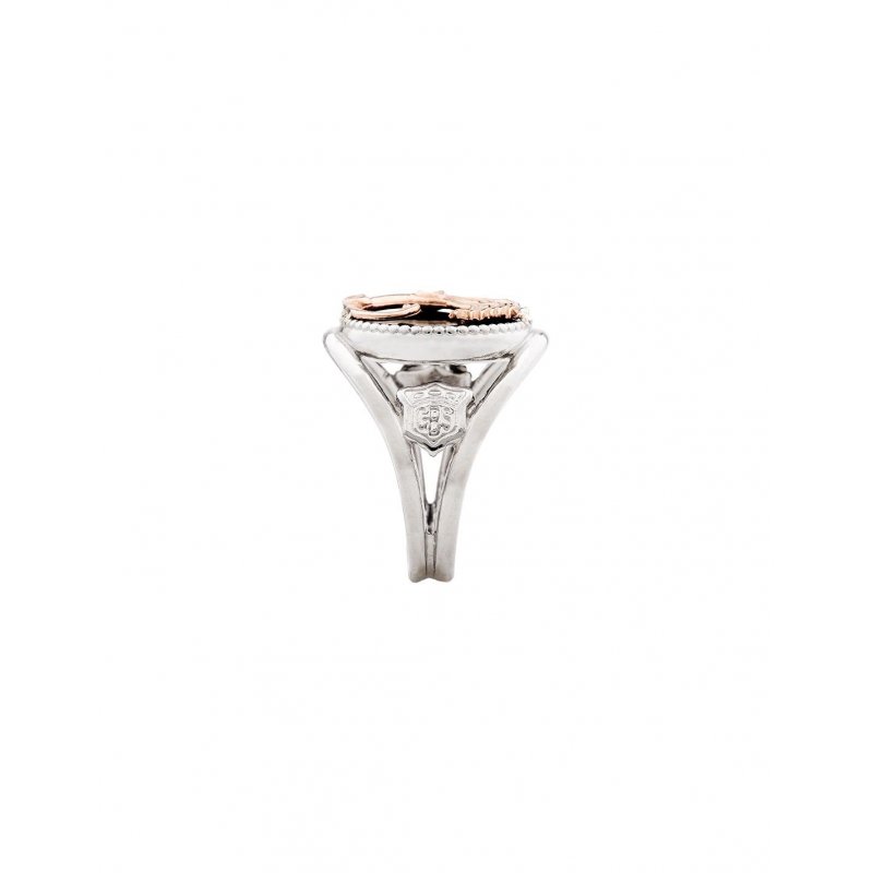 Spadafora - Anello Drago Nuance Corallo - Argento 925