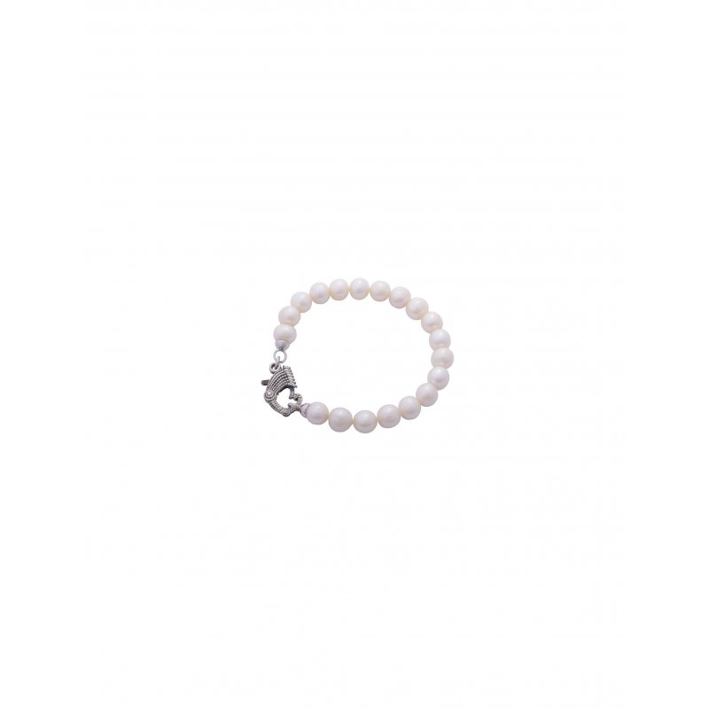 Spadafora - Bracciale Perle E Drago - Draco Magnus