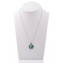 Spadafora - Ciondolo Drago Medal - Argento - Verde