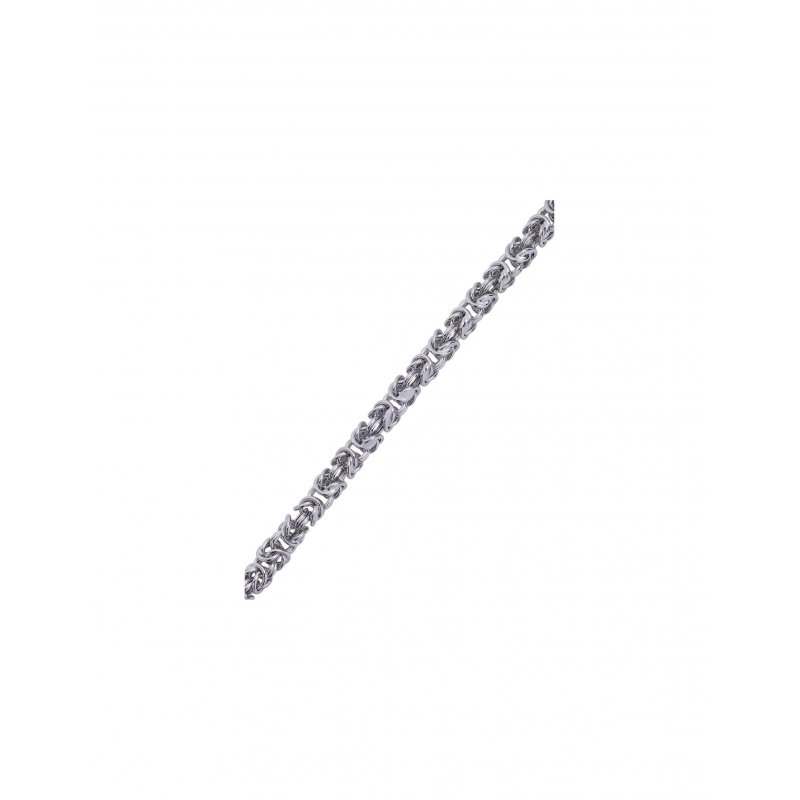 Spadafora - Bracciale In Argento - Maglia Bizantina