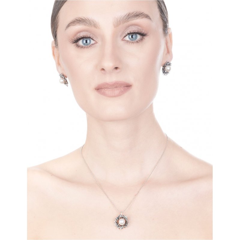 Spadafora - Ciondolo Perla Albero Vita - Argento 925