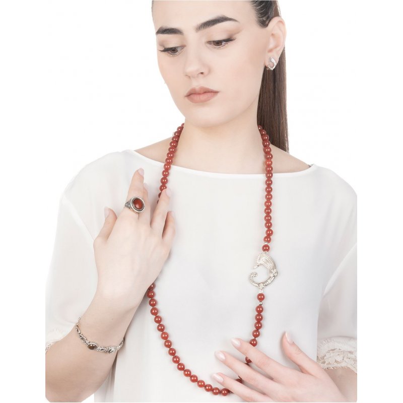 Spadafora - Orecchini Drago Clip - Argento 925