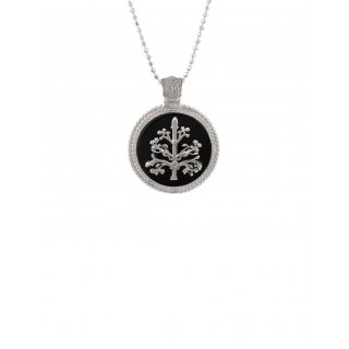 Spadafora - Ciondolo Albero Della Vita - Argento Nero