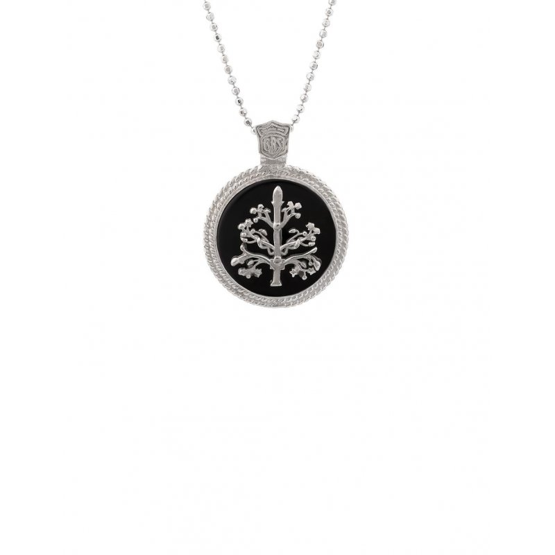 Spadafora - Ciondolo Albero Della Vita - Argento Nero