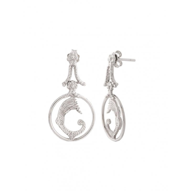 Spadafora - Orecchini Drago Light - Argento 925 - Pendenti