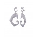 Spadafora - Orecchini Drago Silver - Argento - Artigianali