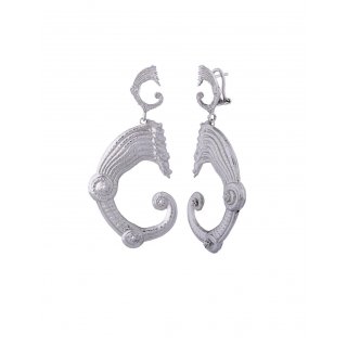 Spadafora - Orecchini Drago Silver - Argento - Artigianali