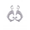 Spadafora - Orecchini Drago Silver - Argento - Artigianali