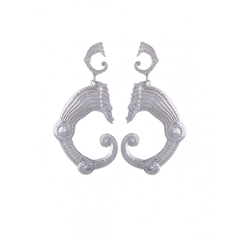 Spadafora - Orecchini Drago Silver - Argento - Artigianali