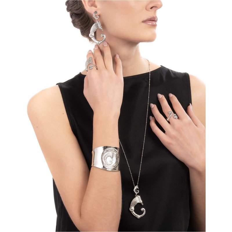 Spadafora - Orecchini Drago Silver - Argento - Artigianali