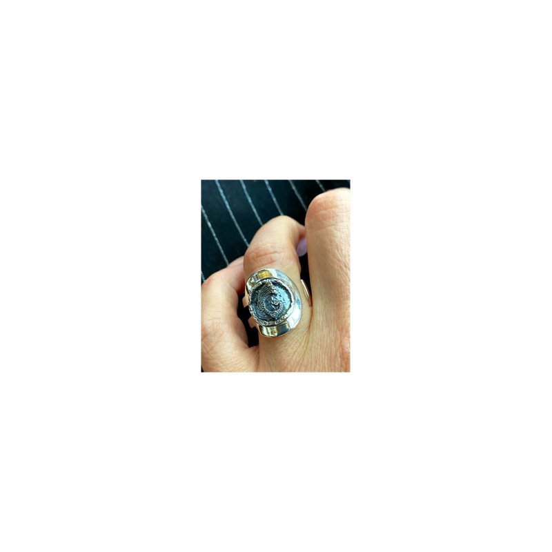 Spadafora - Anello Fibula Drago - Argento 925