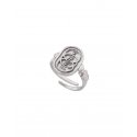 Spadafora - Anello Cerchi Ovale - Argento 925