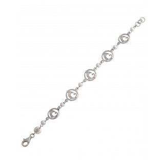 Spadafora - Bracciale Draghetti Light - Argento - Perline