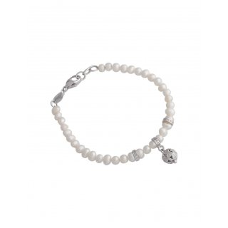 Spadafora - Bracciale Perle E Jennacchella - Argento - Rodio