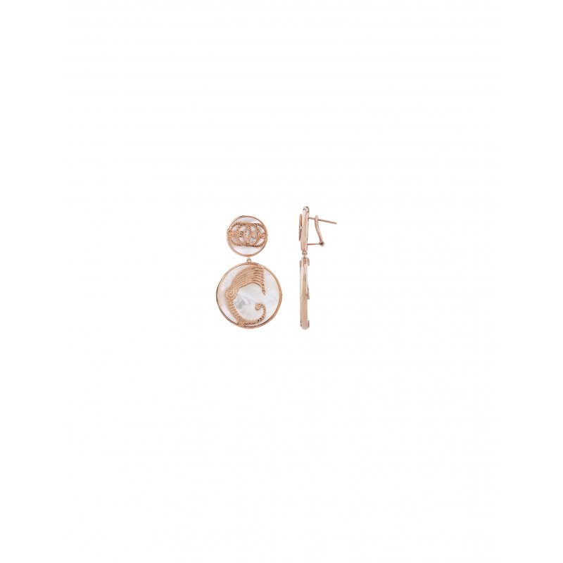 Spadafora - Orecchini Figurarum Small - Argento Rosé