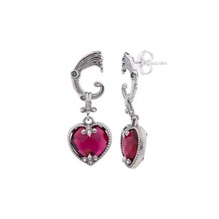 Spadafora - Orecchini Cuore Nel Cuore - Argento 925