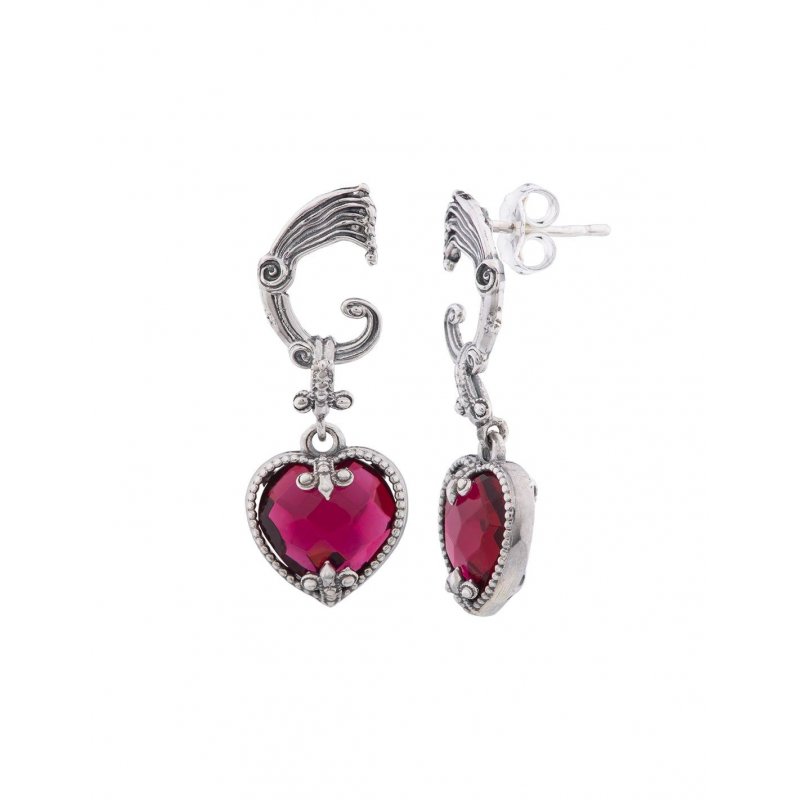 Spadafora - Orecchini Cuore Nel Cuore - Argento 925
