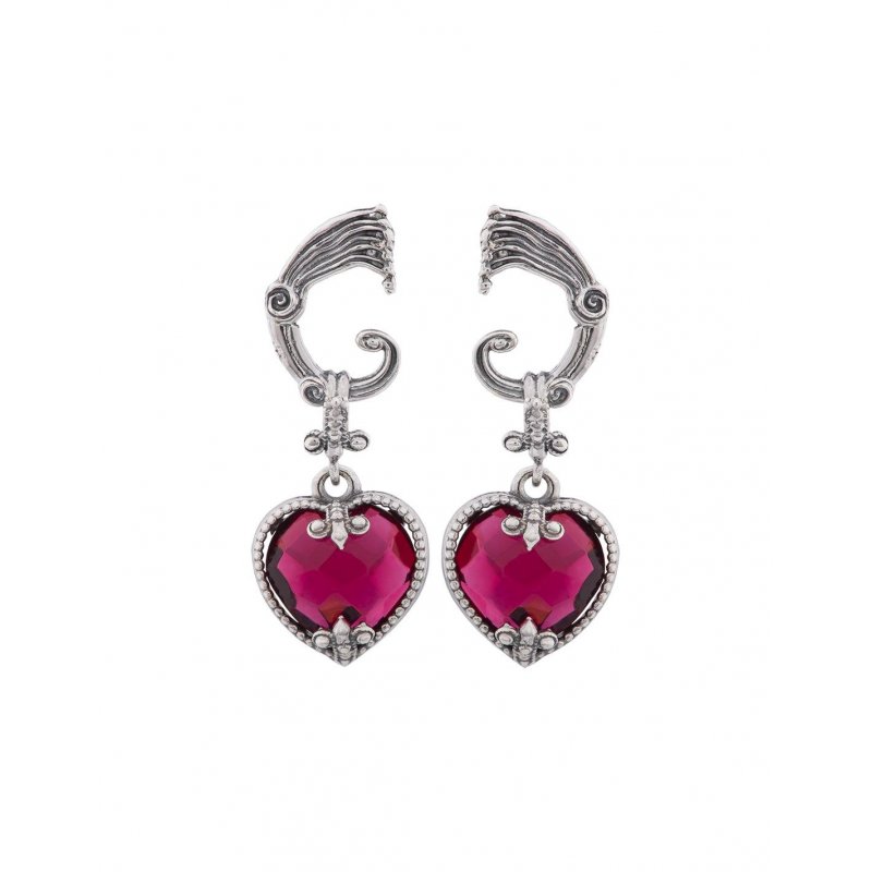 Spadafora - Orecchini Cuore Nel Cuore - Argento 925