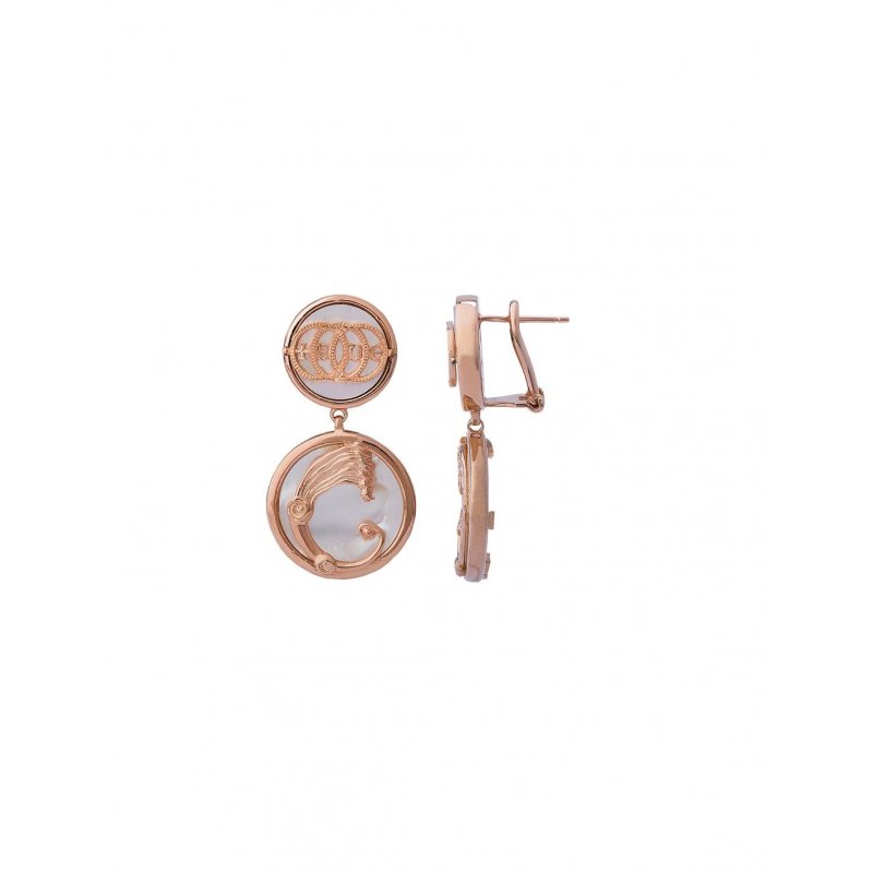 Spadafora - Orecchini Figurarum Mini - Argento Rosé