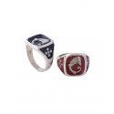 Spadafora - Anello Drago Excalibur - Argento - Rosso