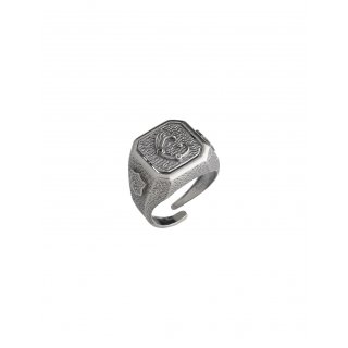 Spadafora - Anello Drago Ottagonale - Argento 925