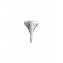 Spadafora - Anello Logo Collection - Argento - Bianco