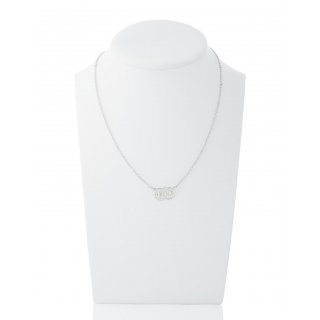 Spadafora - Collana Cerchi Line - Argento - Rodio