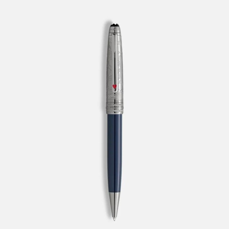 Montblanc - Penna Meisterstück - Blu Scuro - Ballpoint Pen