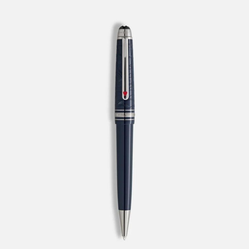 Montblanc - Penna Meisterstück - Blu Scuro - Ballpoint