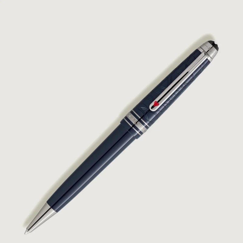 Montblanc - Penna Meisterstück - Blu Scuro - Ballpoint