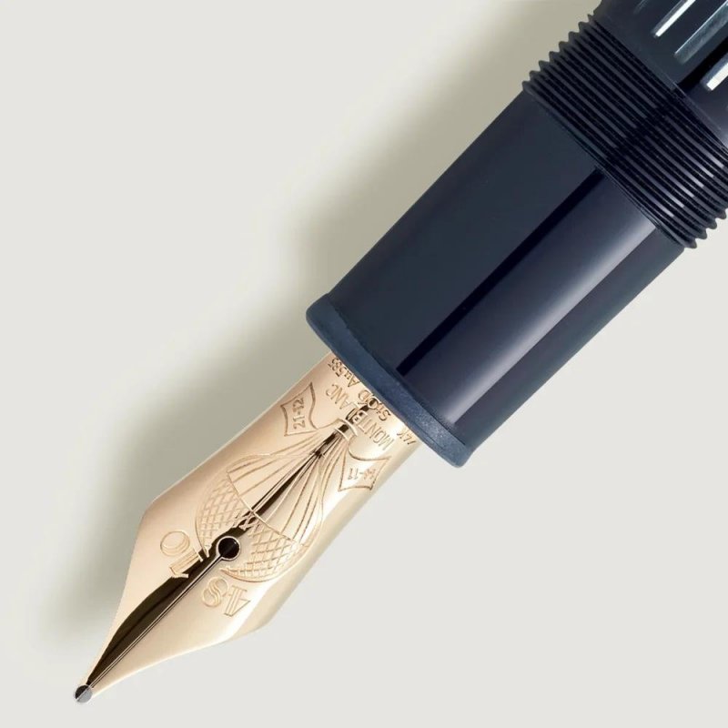 Montblanc - Stilografica Legrand - Blu Scuro - Meisterstück