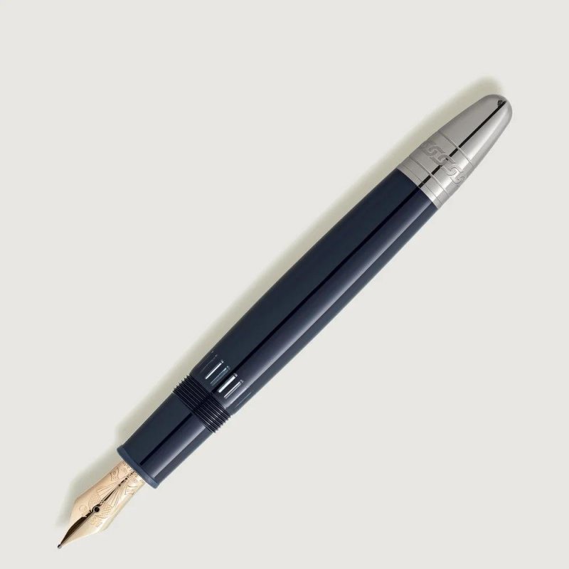 Montblanc - Stilografica Legrand - Blu Scuro - Meisterstück