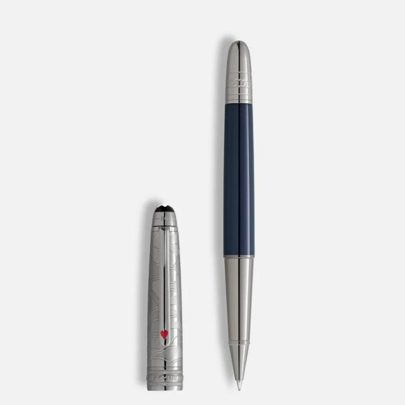 Montblanc - Roller Doué Classique - Blu Scuro - Meisterstück