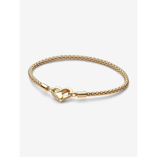 Bracciale Moments Maglia Geometrica con Chiusura a Cuore
