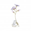 Swarovski - Florere Rozanne - Fiore Decorativo - Viola