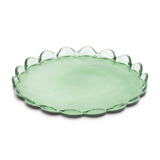Cartai Bassanesi - Vassoio Vetro Verde - Ø 250 Mm