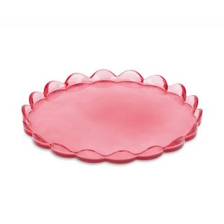 Cartai Bassanesi - Vassoio Vetro Rosa - Ø 250 Mm