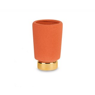 Cartai Bassanesi - Vaso Dolomite - Arancio - Base Oro