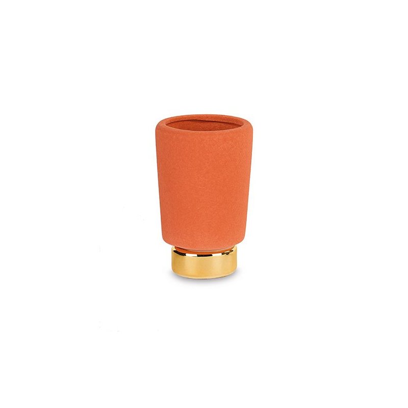 Cartai Bassanesi - Vaso Dolomite - Arancio - Base Oro