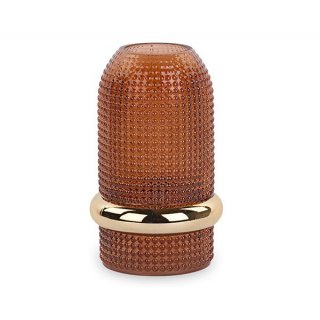 Cartai Bassanesi - Vaso Vetro Bruciato - Anello Oro