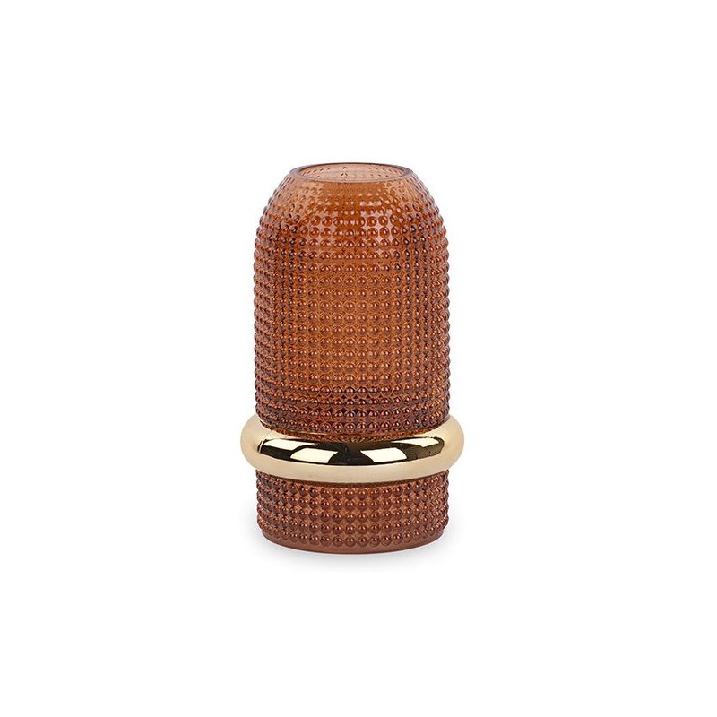 Cartai Bassanesi - Vaso Vetro Bruciato - Anello Oro