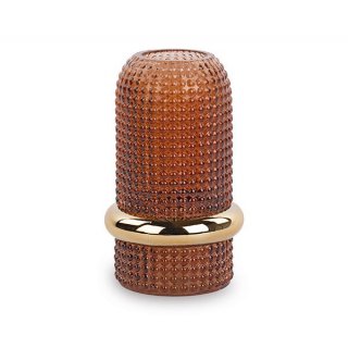 Cartai Bassanesi - Vaso Vetro Bruciato - Anello Oro