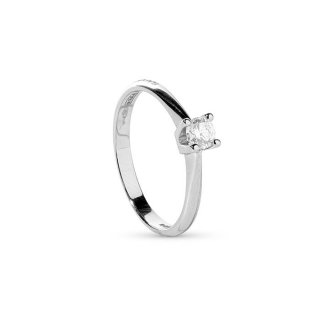 Salvini - Anello Essenza - Oro Bianco - Diamante