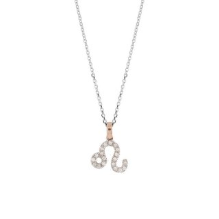 Salvini - Collierino Oro Bianco/Rosa - Diamante - Zodiacali