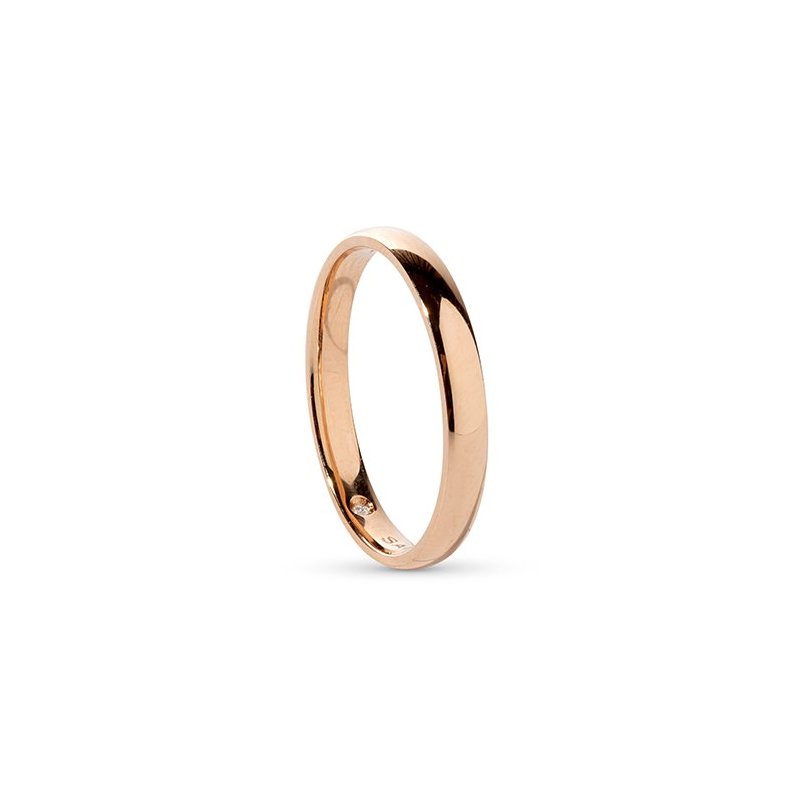 Salvini - Fede Essenza - Oro Rosa - Diamante Rotondo